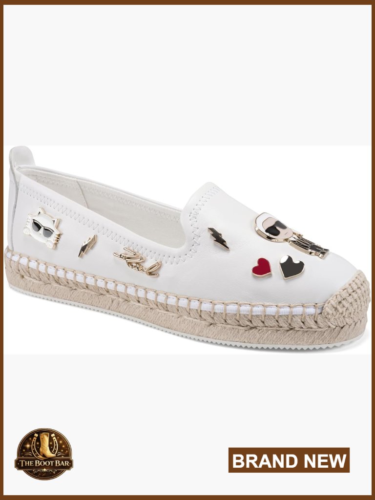 Espadrille Sandal Slip On With Pins Casual Flat